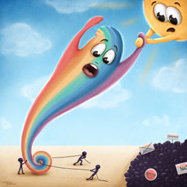 "Отмена" радуги