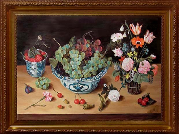 Копия фламандского натюрморта..