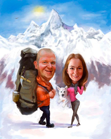 Пара с собачкой