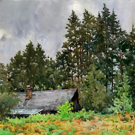 На окраине деревни 