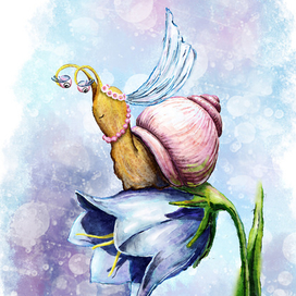 Улиточка спешит на свадьбу