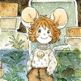 Мышка на кухне