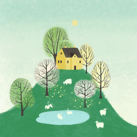 Зеленый холм.