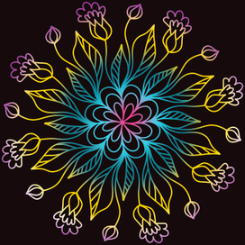 Стилизованный цветок