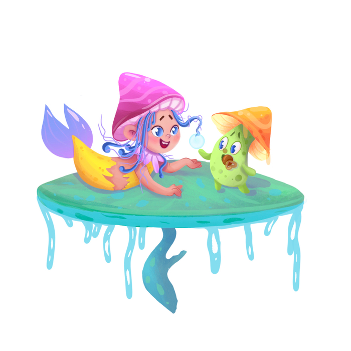 Мермэй. Русалка грибочек 