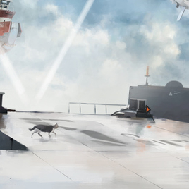 "CANOPUS" заходит в док