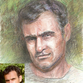 Портрет мужчины по фото на заказ