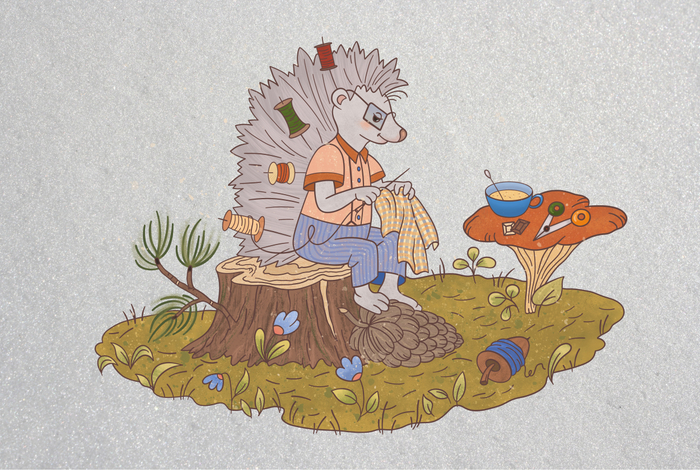 Ежик-портной