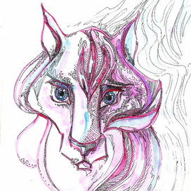 Розовый волк 