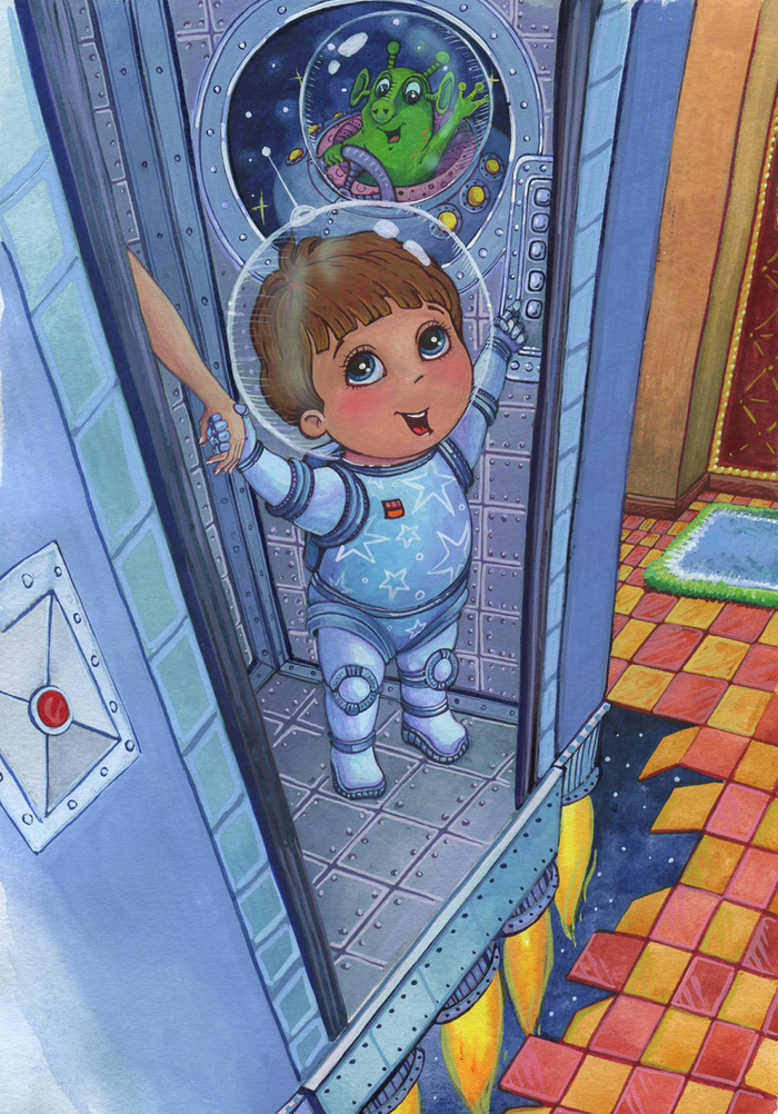 иллюстрация к книге "Давай дружить"