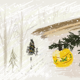 Зимний день