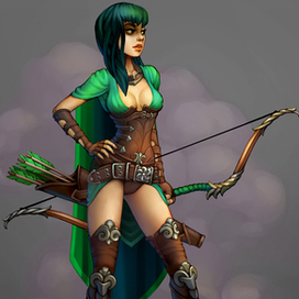 Madame Archer. Spine animation.