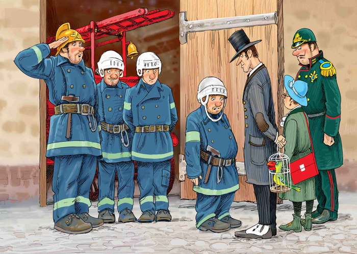  «Фрёкен Сталь и банда пожарников». илл.113