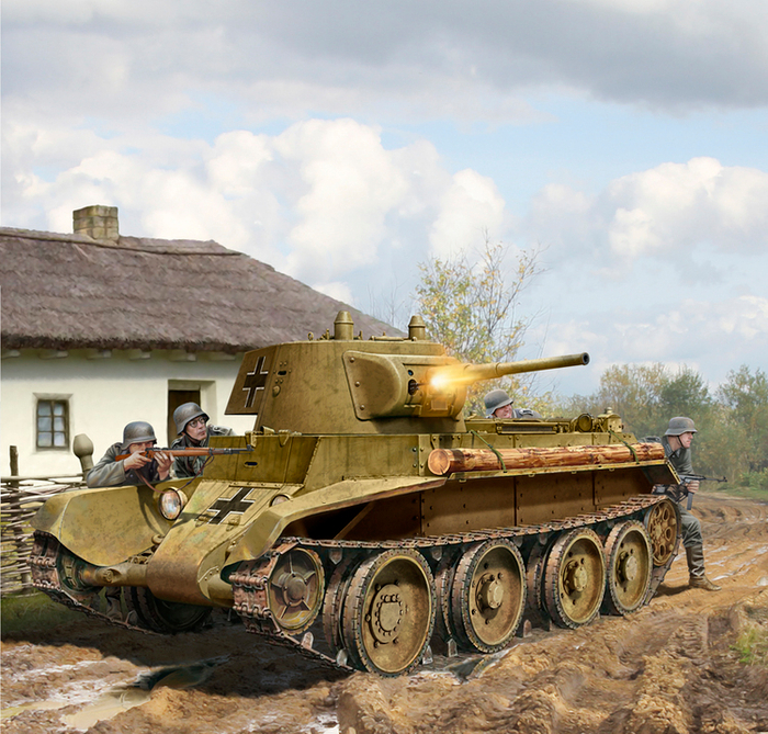 Трофейный БТ-7м