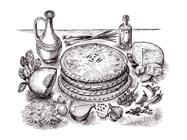 Осетинские пироги