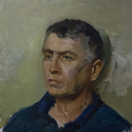 Живопись. Масло. С натуры.