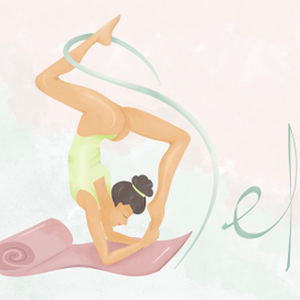 Персонаж для студии йоги