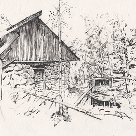 Карельский заброшенный склад