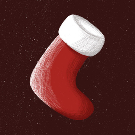 Новогодний носок