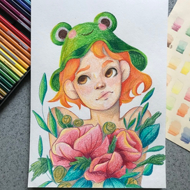 Весенняя девушка