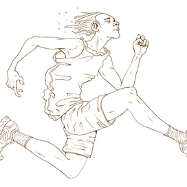 Runner (lineart)