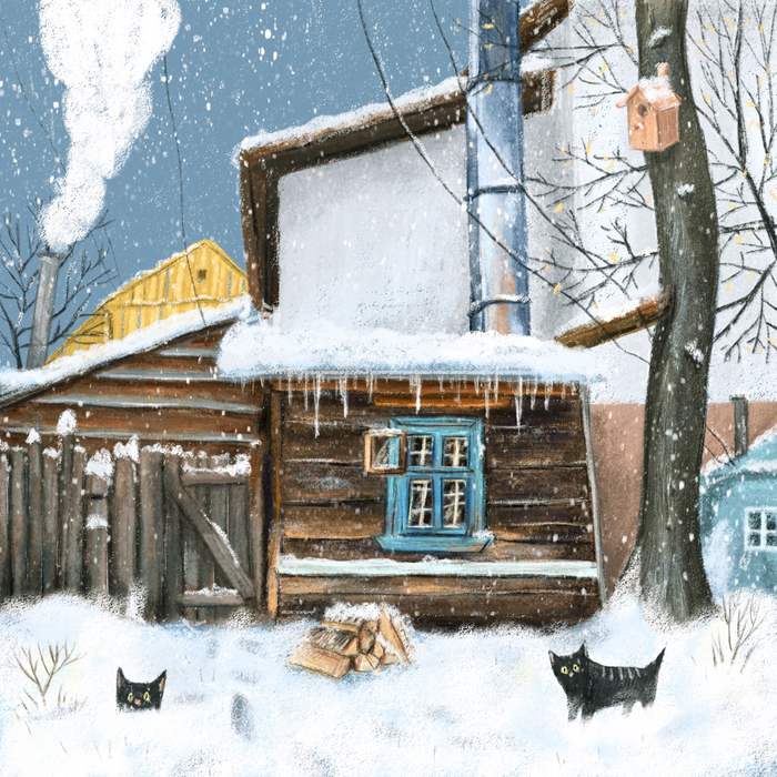 Зимний дворик