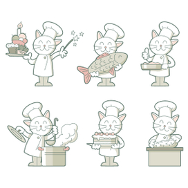 Персонаж Кот-повар