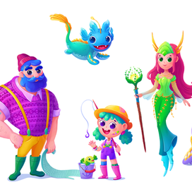 Линейка персонажей