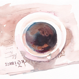 Кофе и газета