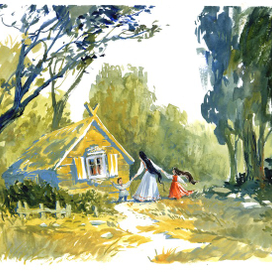 Иллюстрация к истории о Купале и Костроме