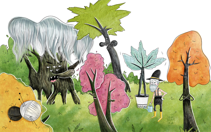 Волшебный сад Дядюшки Ульви.