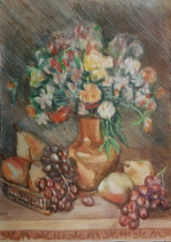 Цветы и фрукты