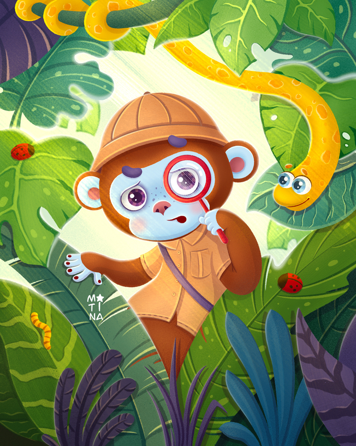 Обезьяна исследователь