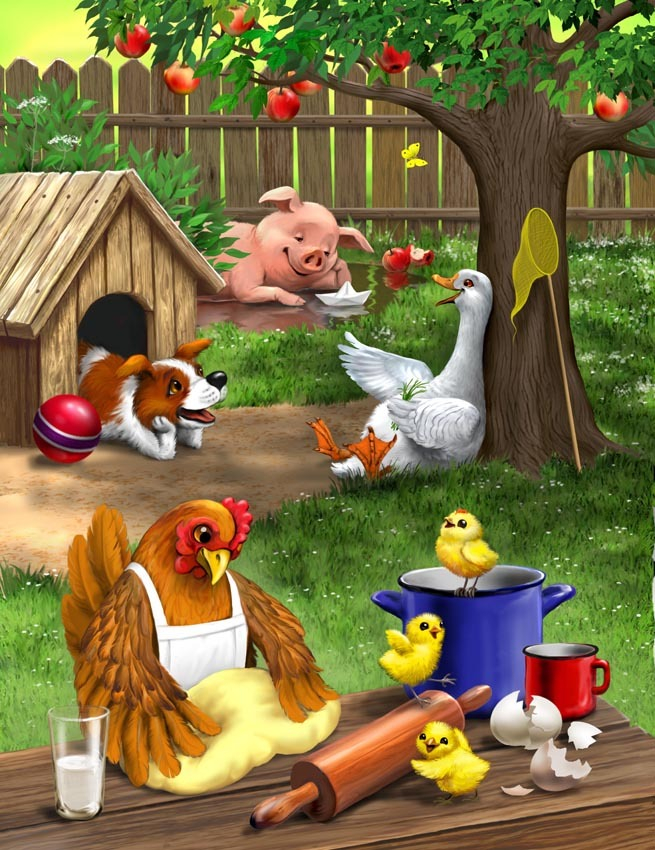 Рыжая курочка