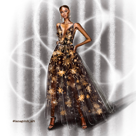 BLACK AND GOLDEN BEAUTY