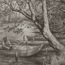 В устье реки Трубеж