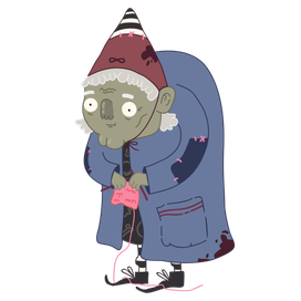 Бабуля-прядуля. 