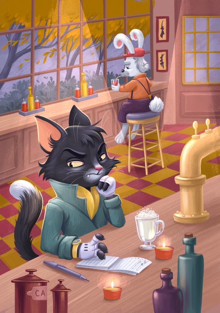 Иллюстрация для издательства Феникс-Премьер. 2026. Агенство «Не твоих собачих дел!»