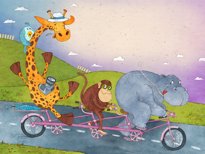 Елена Санникова "Хвастливый жираф"
