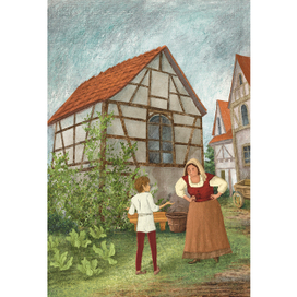  Иллюстрация для книги  «Оруженосец», издательства "Пять четвертей" 