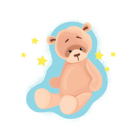 Иллюстрация для декора детской комнаты