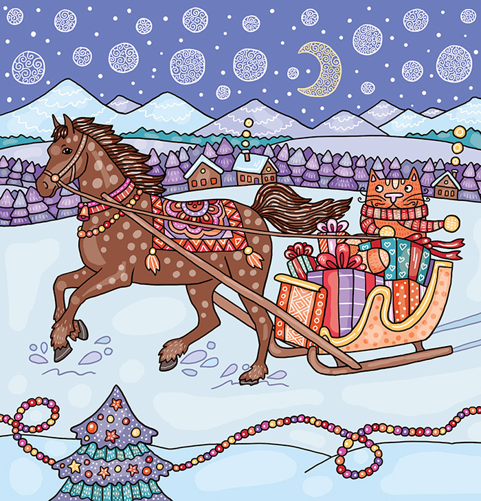 Новогодняя открытка