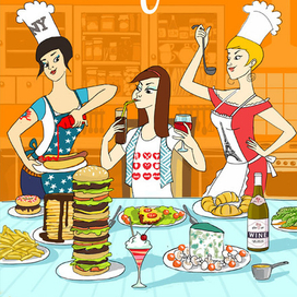 Кулинарный путеводитель по кухням Парижа и Нью-Йорка