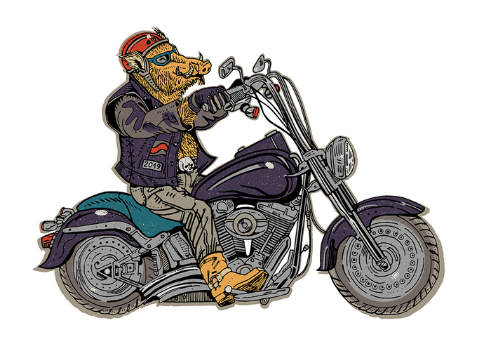 Кабан-байкер