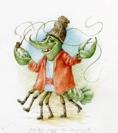 Лізе рак по стіні...