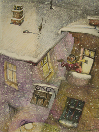 Кот на крыше