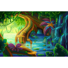 Волшебный затерянный мир. Локация места силы