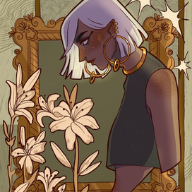 Иллюстрация для обложки скетчбука