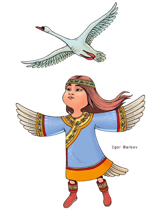 Девочка-лебедь