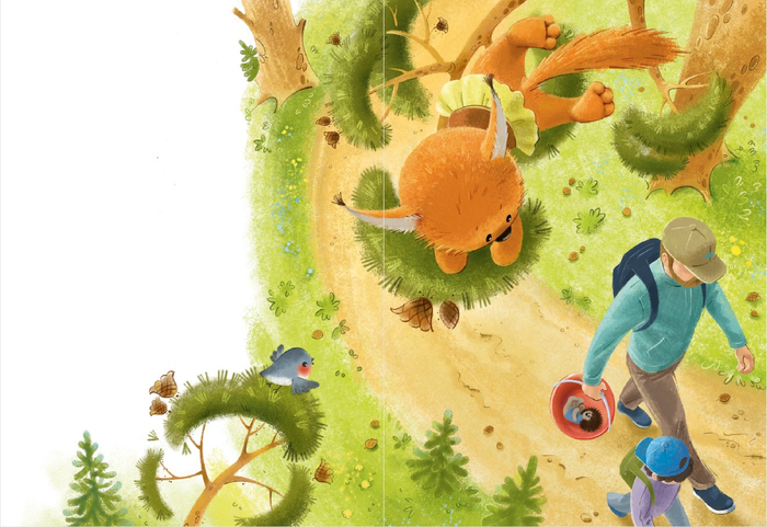 Ёжика уносят (